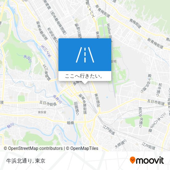 牛浜北通り地図