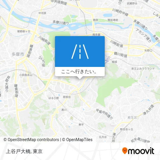 上谷戸大橋地図