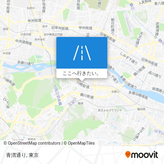 青渭通り地図