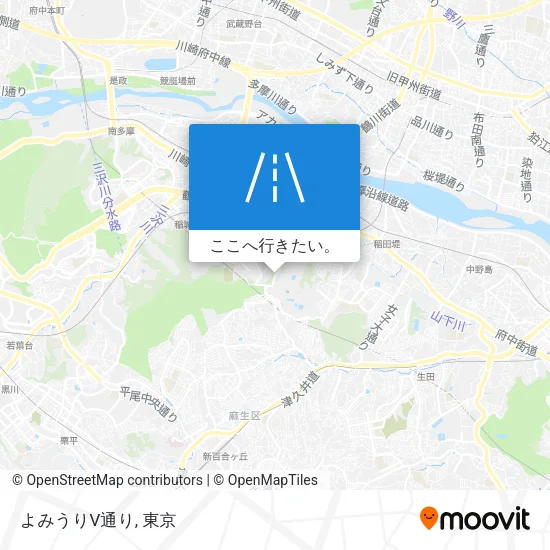 よみうりV通り地図