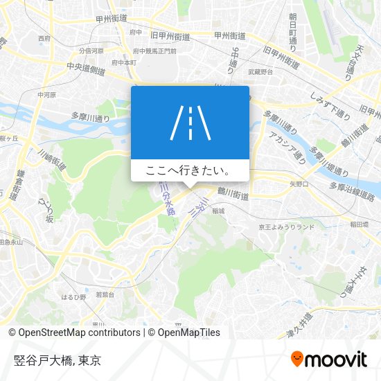 竪谷戸大橋地図