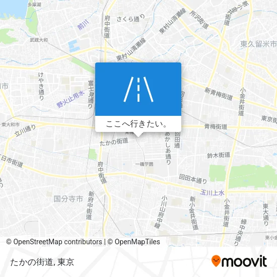 たかの街道地図