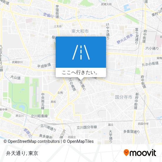 弁天通り地図