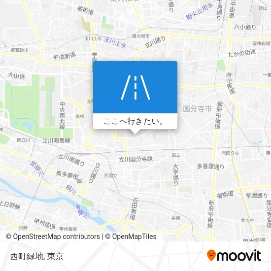 西町緑地地図