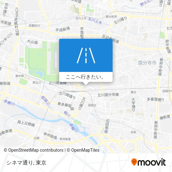 シネマ通り地図