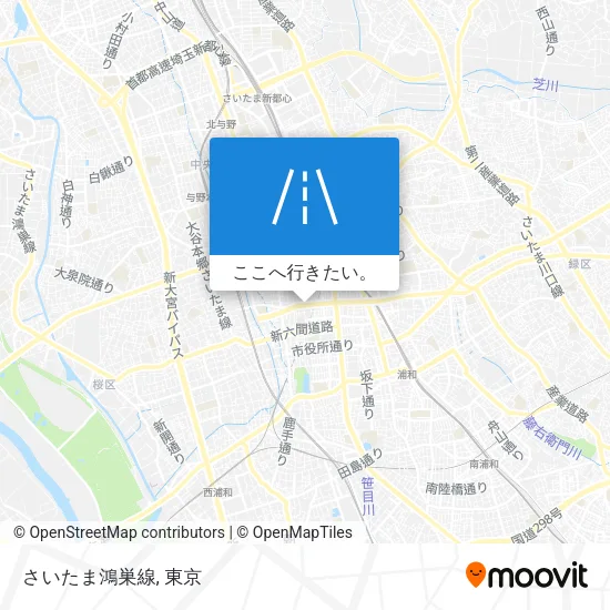 さいたま鴻巣線地図