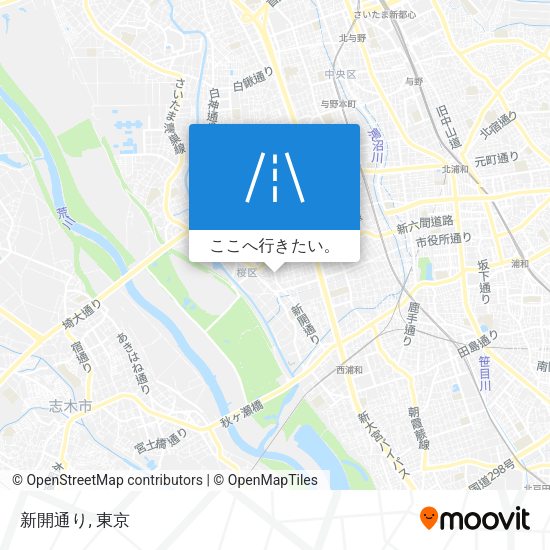 新開通り地図