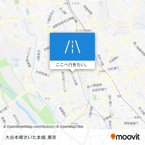 大谷本郷さいたま線地図