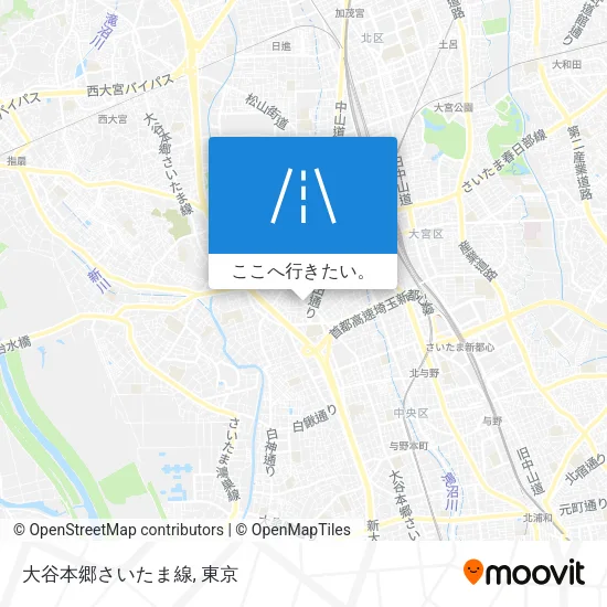 大谷本郷さいたま線地図