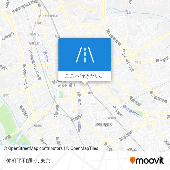 仲町平和通り地図