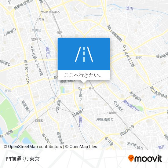 門前通り地図