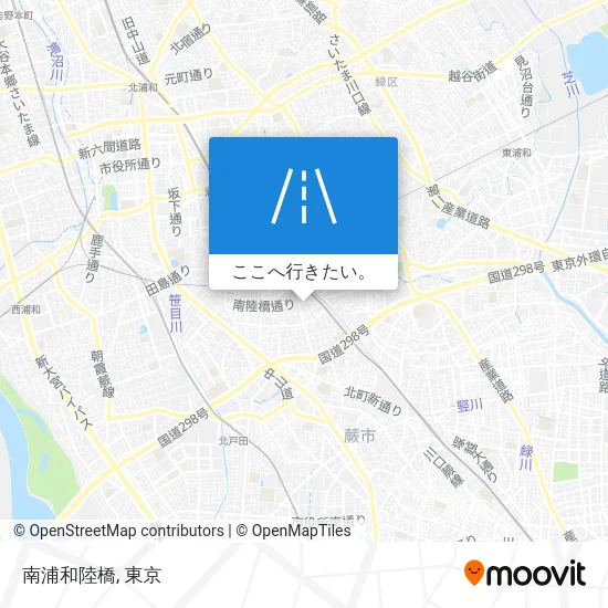 南浦和陸橋地図