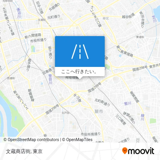 文蔵商店街地図