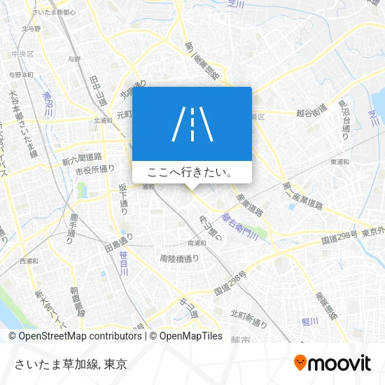 さいたま草加線地図
