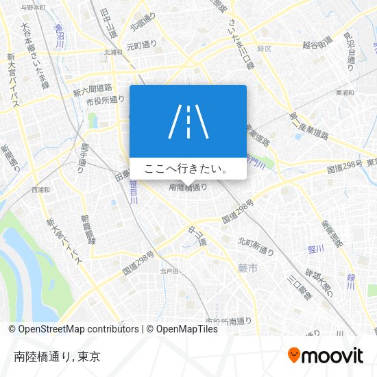 南陸橋通り地図