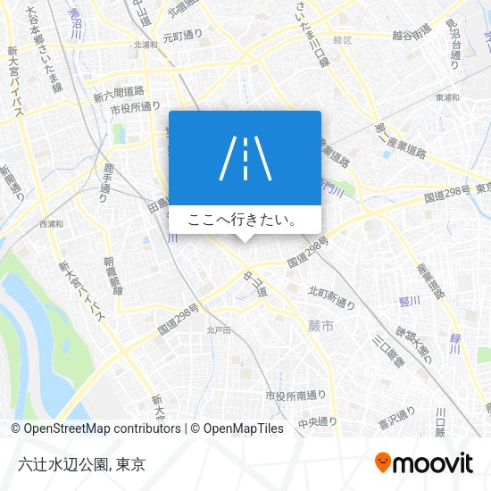 六辻水辺公園地図