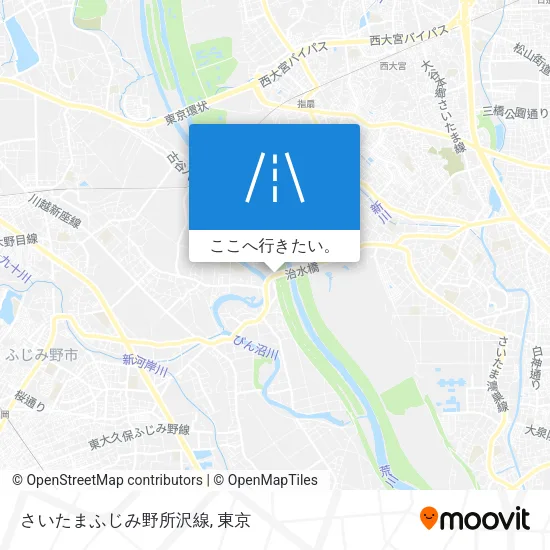 さいたまふじみ野所沢線地図