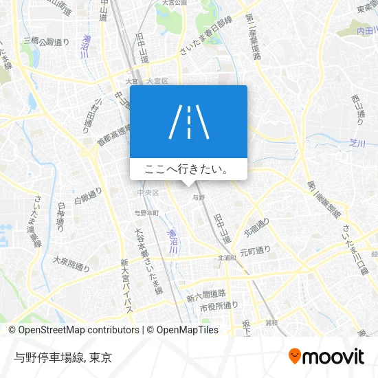 与野停車場線地図