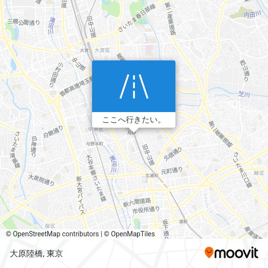 大原陸橋地図