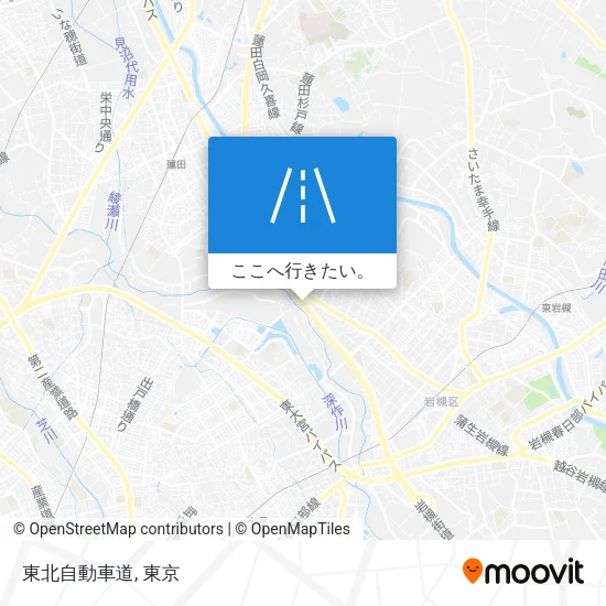 東北自動車道地図