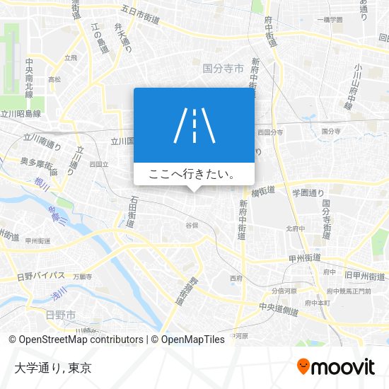 大学通り地図