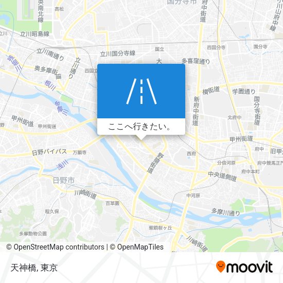 天神橋地図