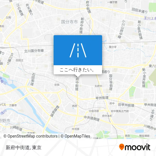 新府中街道地図