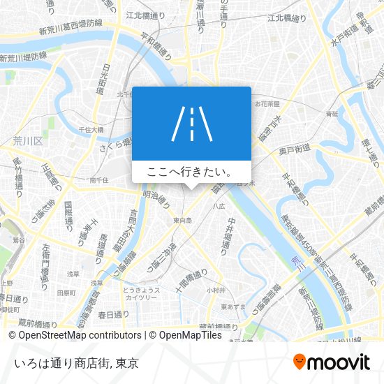 いろは通り商店街地図