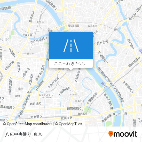 八広中央通り地図