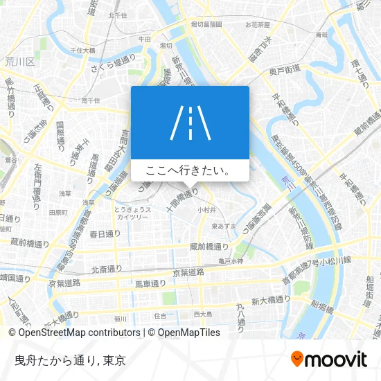 曳舟たから通り地図