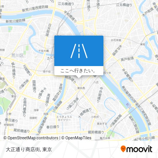 大正通り商店街地図