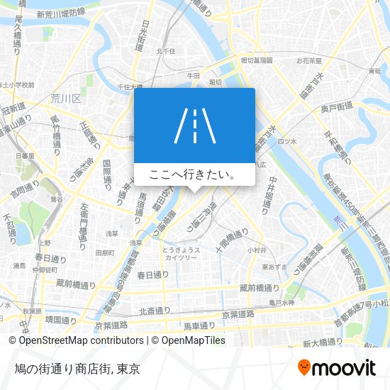 鳩の街通り商店街地図