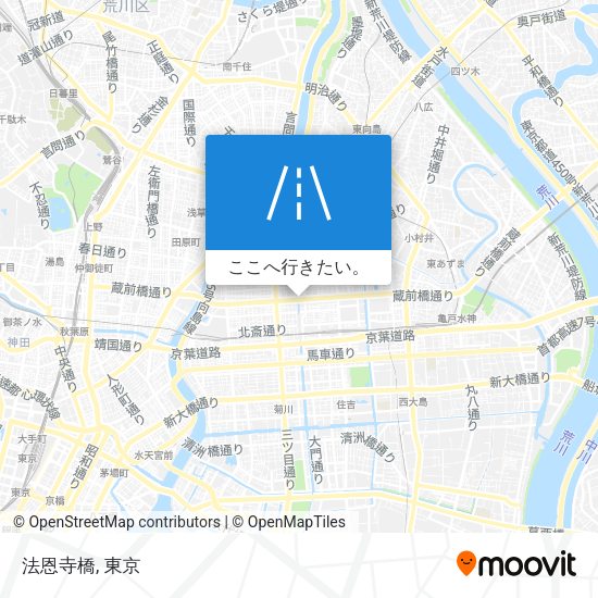 法恩寺橋地図