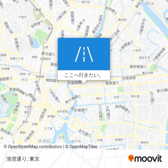 清澄通り地図