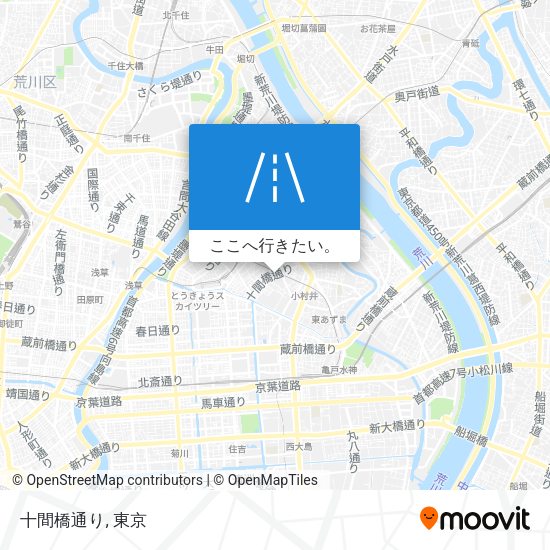 十間橋通り地図
