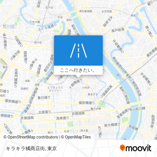 キラキラ橘商店街地図