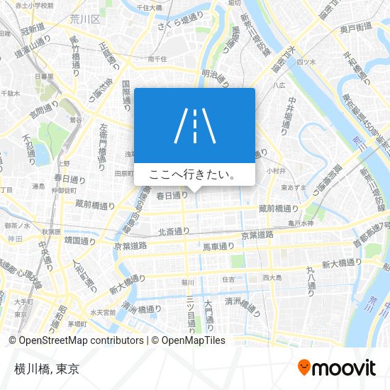 横川橋地図