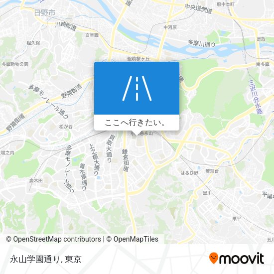 永山学園通り地図