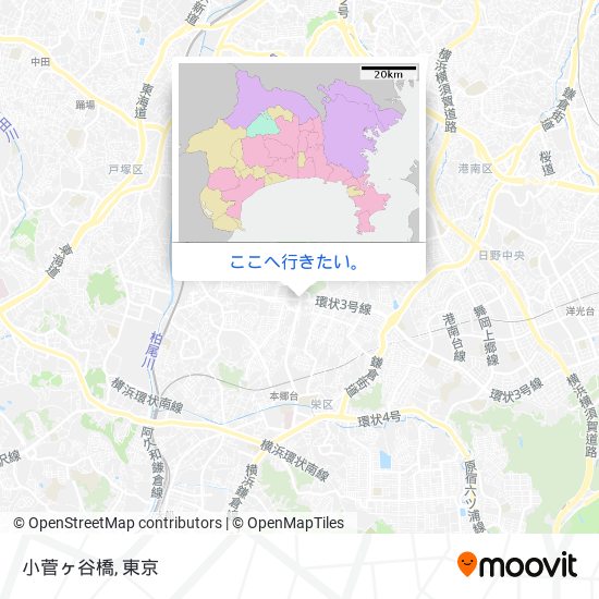 小菅ヶ谷橋地図