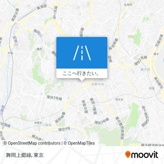 舞岡上郷線地図