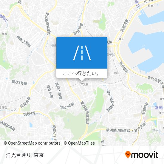洋光台通り地図