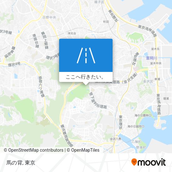 馬の背地図
