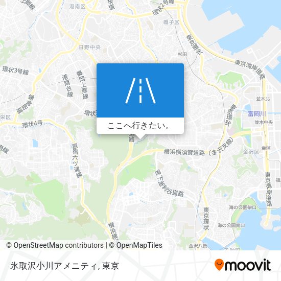 氷取沢小川アメニティ地図