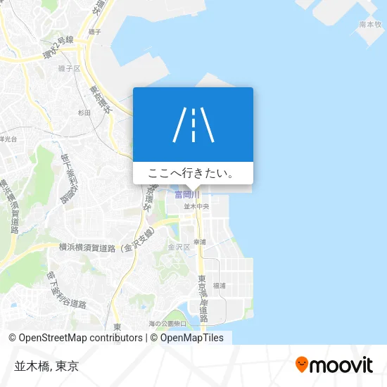 並木橋地図