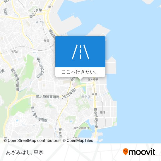 あざみはし地図