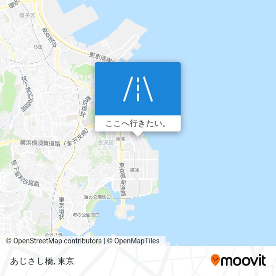 あじさし橋地図