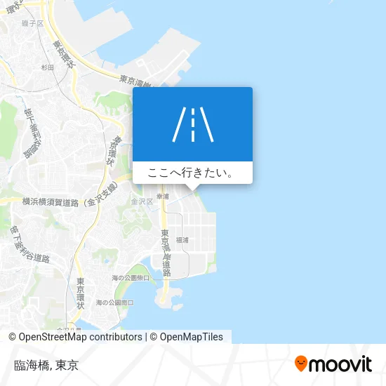 臨海橋地図