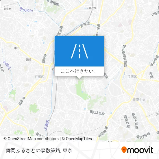 舞岡ふるさとの森散策路地図