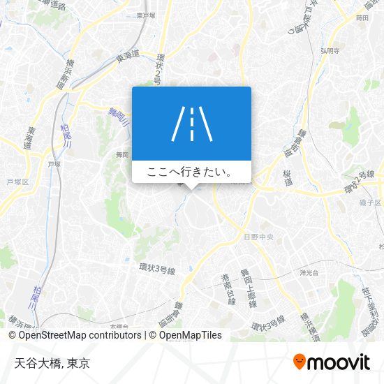 天谷大橋地図
