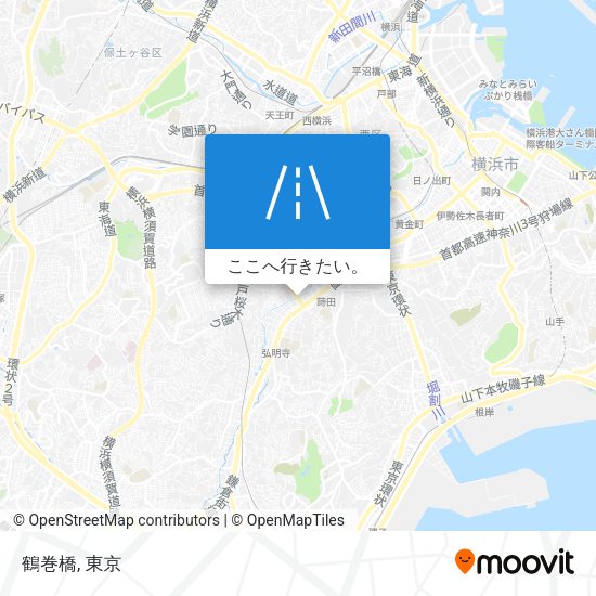 鶴巻橋地図